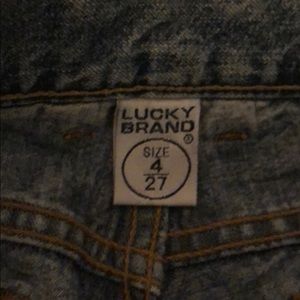 Lucky brand denim shorts size 4/27